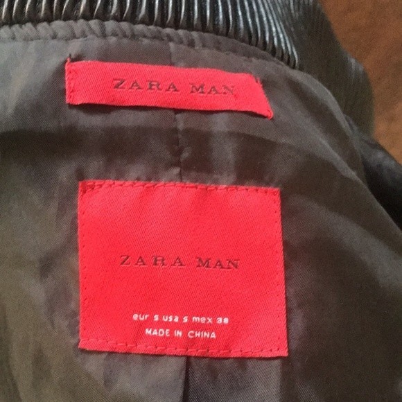 Zara Men Bomber Jacket Black - Picture 9 of 9